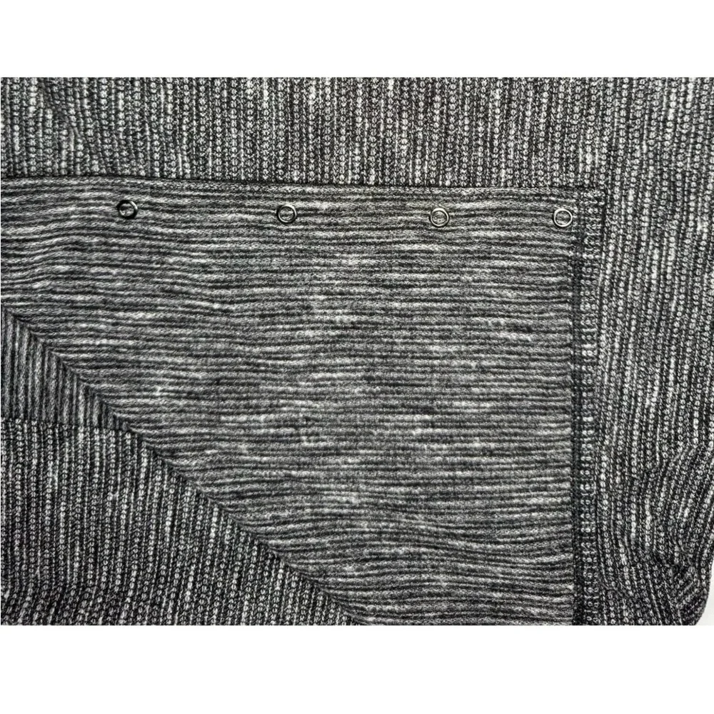 Lululemon Vinyasa Scarf - Black Gray Heathered Herringbone - Picture 9 of 11